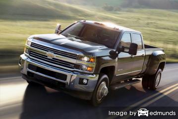 Insurance rates Chevy Silverado 3500HD in Kansas City