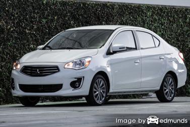 Insurance rates Mitsubishi Mirage G4 in Kansas City