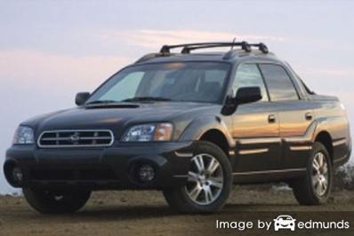 Insurance rates Subaru Baja in Kansas City