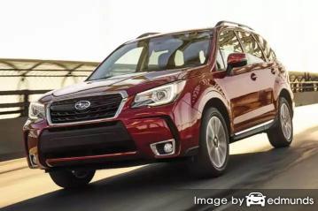 Insurance rates Subaru Forester in Kansas City