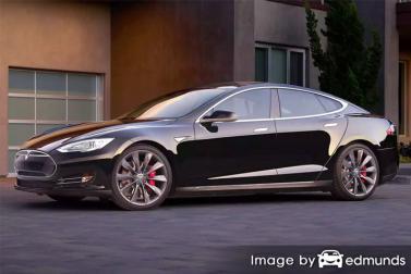 Insurance quote for Tesla Model S in Kansas City