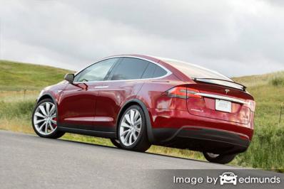 Insurance rates Tesla Model X in Kansas City